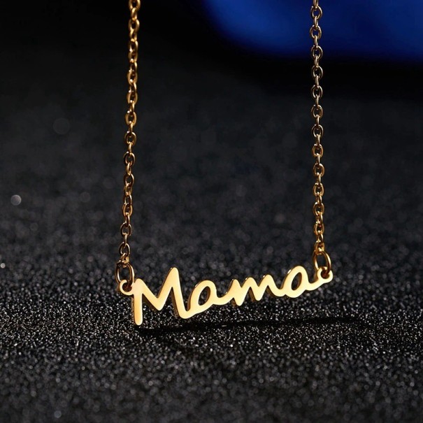 Damhalsband mamma J124 guld