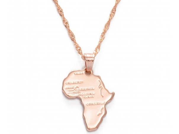 Damhalsband med Afrika