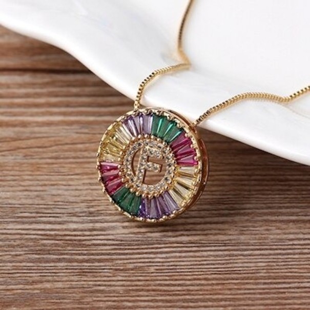 Damhalsband med bokstaven D286 F