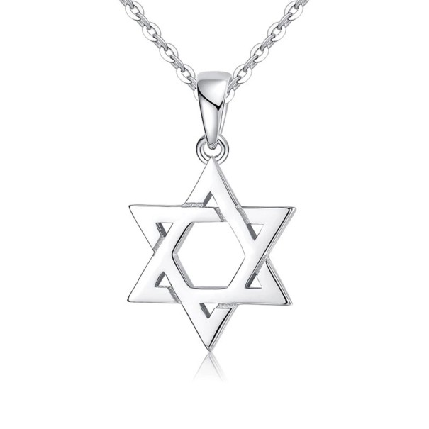 Damhalsband med davidsstjärna silver