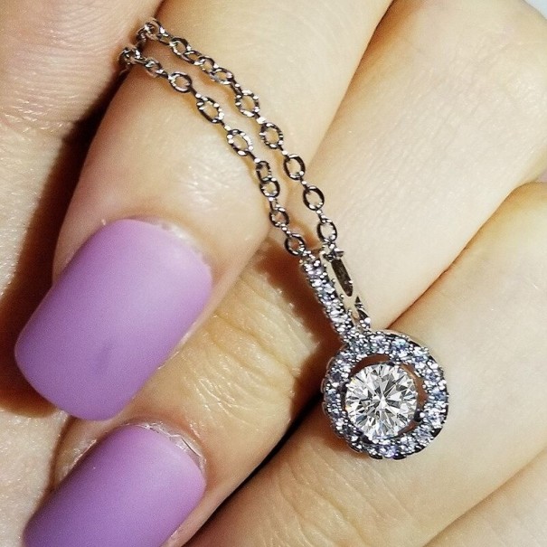 Damhalsband med hänge D731