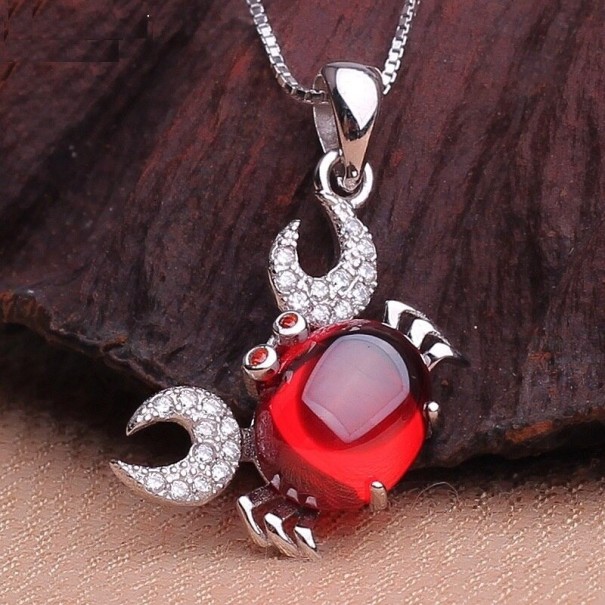 Damhalsband med hänge D818 4
