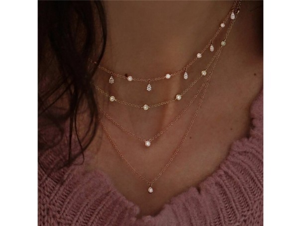 Damhalsband med hängen G804 13