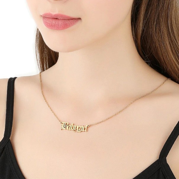 Damhalsband med inskription
