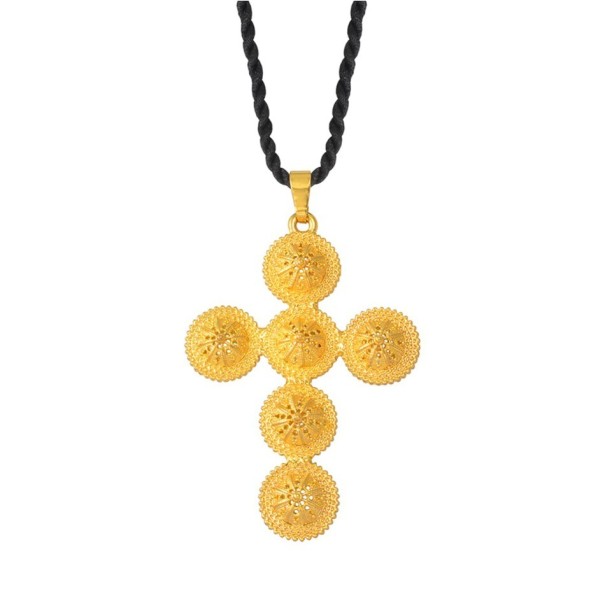 Damhalsband med kors D345 1