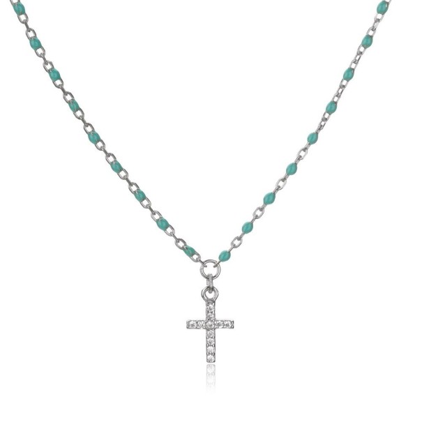 Damhalsband med kors G664 4
