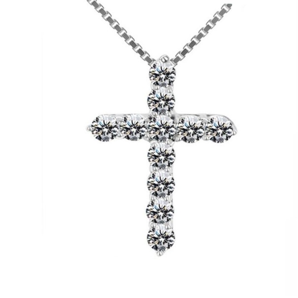 Damhalsband med kors M50 40 cm