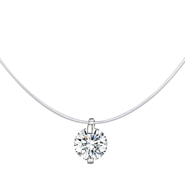 Damhalsband med kristall M2 1