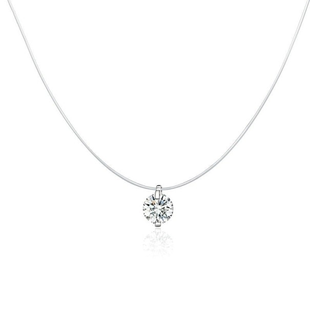 Damhalsband med kristall M2