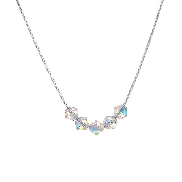 Damhalsband med kristaller G570 1
