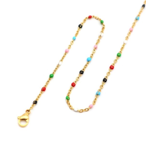 Damhalsband med pärlor 50 cm 3