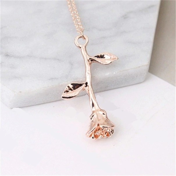Damhalsband med ros D66 3