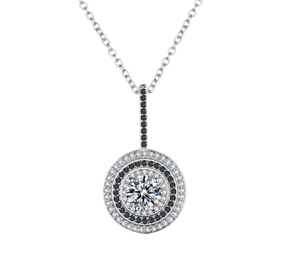 Damhalsband med runt hänge D750 1