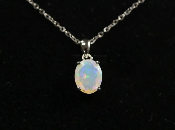 Damhalsband med sten D777 1