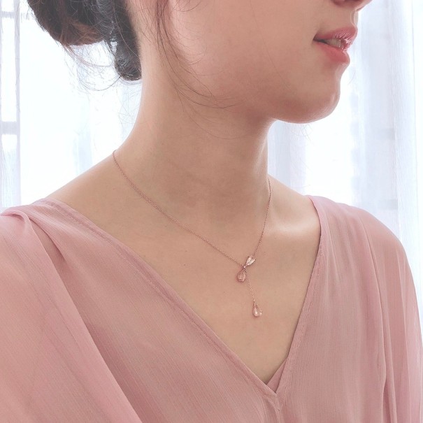 Damhalsband med strass