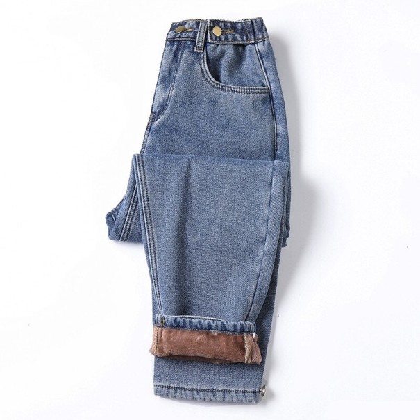 Damisolerade 3/4 jeans blå 3XL