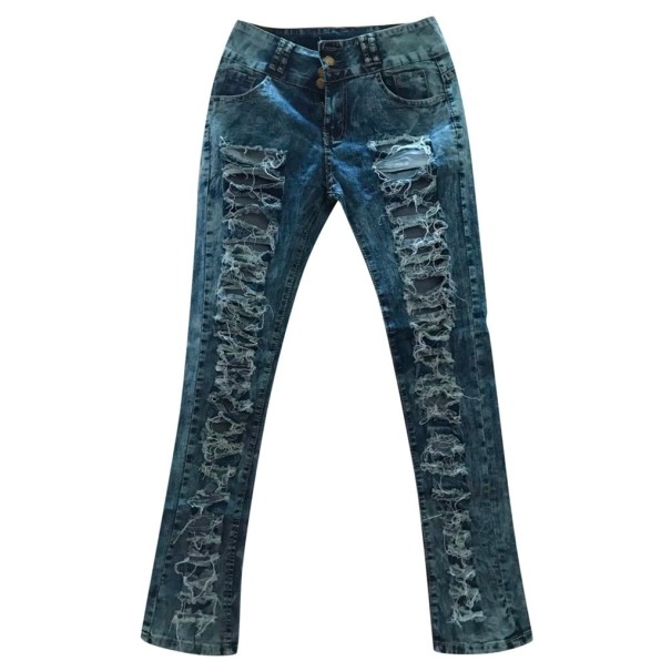 Damjeans med hål