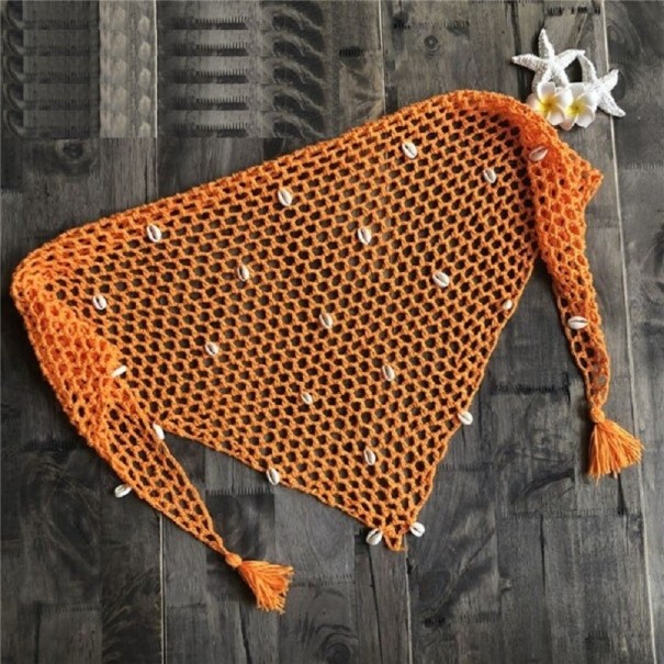 Damkjol i mesh orange