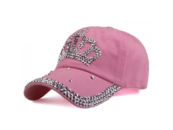 Dammössa med krona rosa
