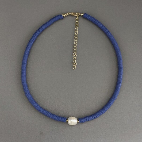 Dampärlhalsband med pärla G822 8