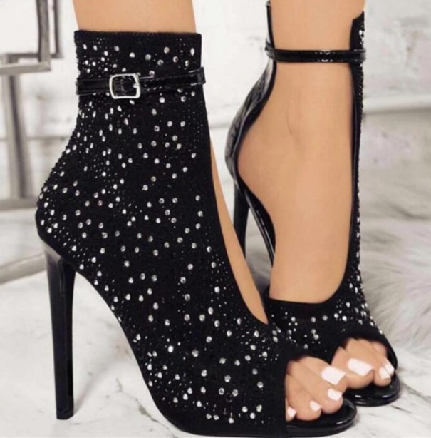 Dampumps med strass