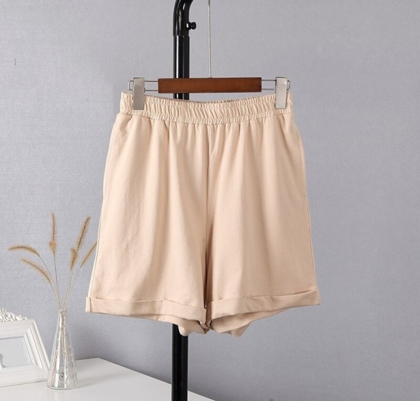 Damshorts i bomull B896 beige M