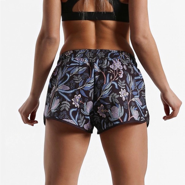 Damshorts med blommor A710