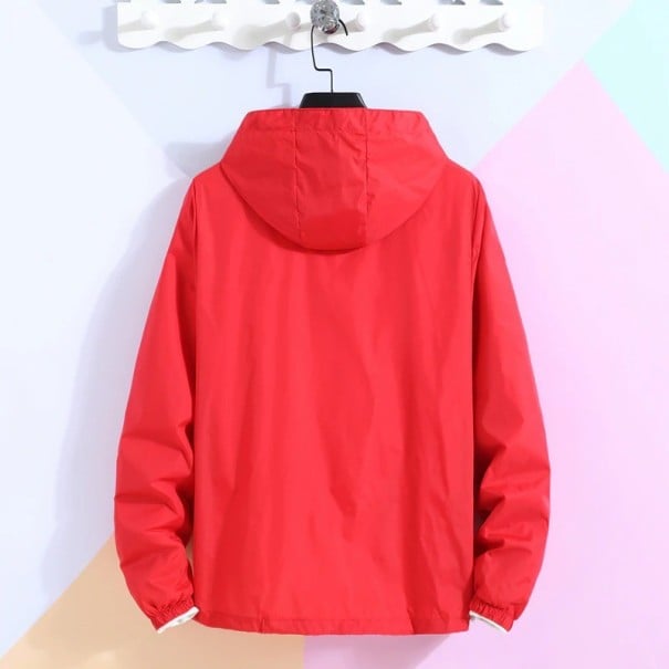 Dámská bunda P1652 červená 4XL
