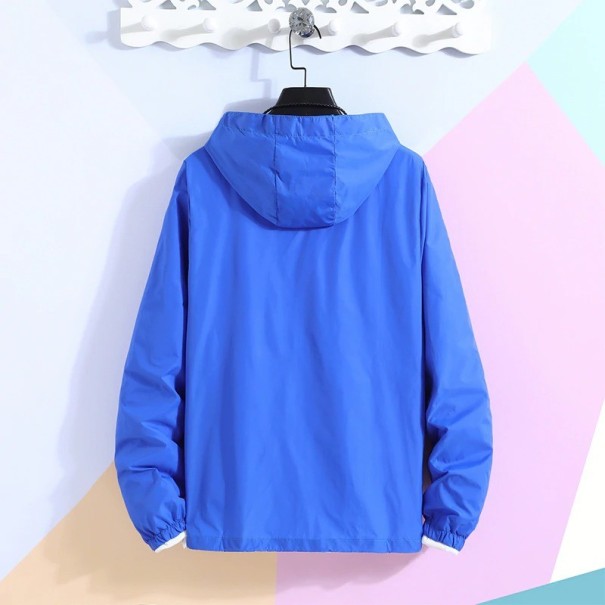 Dámská bunda P1652 modrá 4XL
