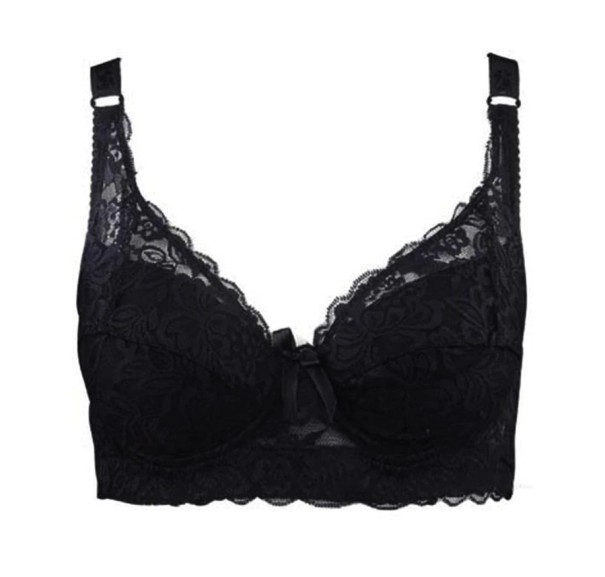 Dámska čipkovaná podprsenka Liana čierna 85B