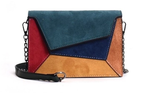 Dámská crossbody kabelka M1128 tyrkysová