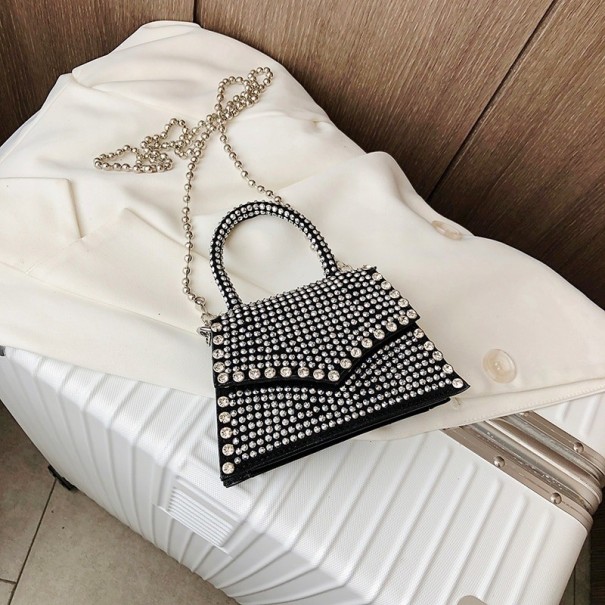 Dámská crossbody kabelka M1157 stříbrná S