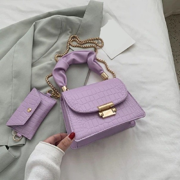 Dámská crossbody kabelka M1169 světle fialová