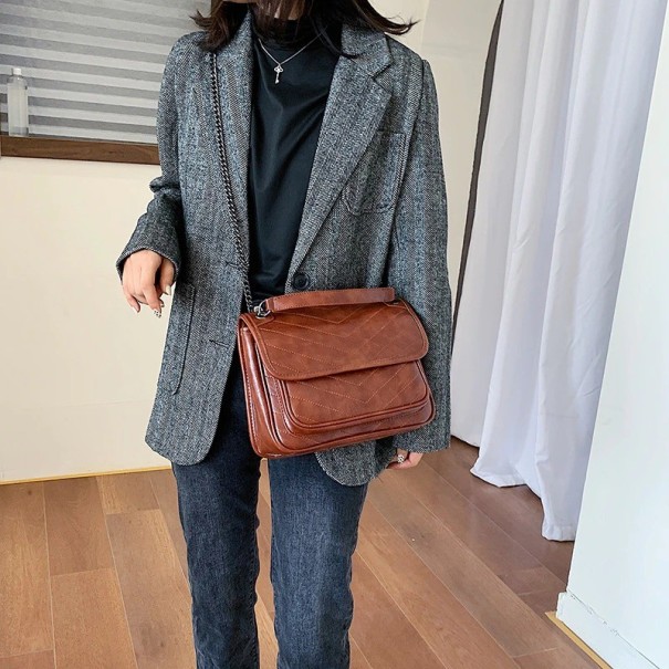 Dámska crossbody kabelka M1410 hnedá S