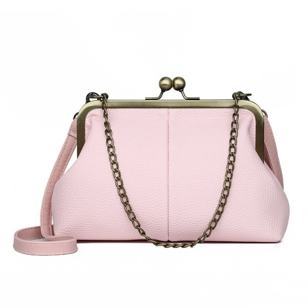 Dámska crossbody kabelka M1552 ružová Dámska crossbody kabelka M1552 ružová