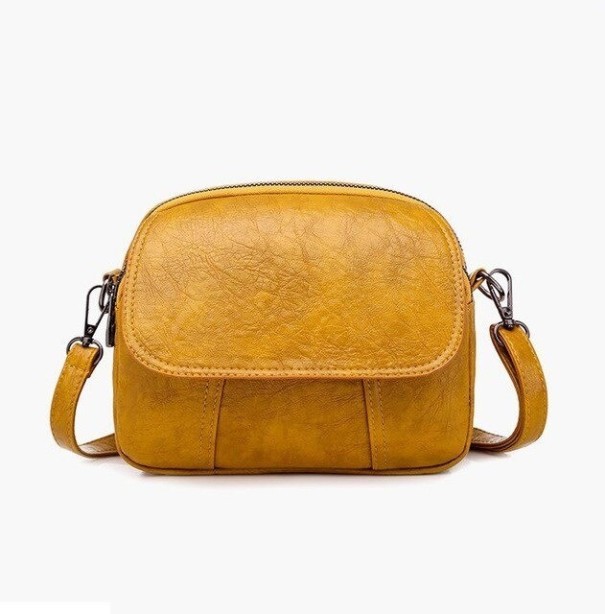 Dámska crossbody kabelka M775 tmavo žltá