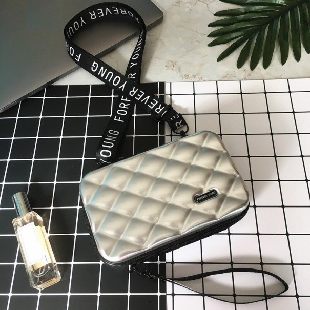 Dámská crossbody kabelka M838 stříbrná