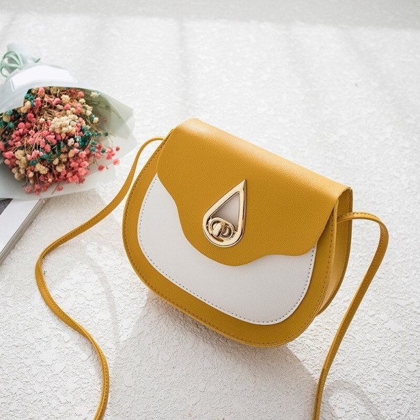 Dámská crossbody kabelka M866 tmavě žlutá