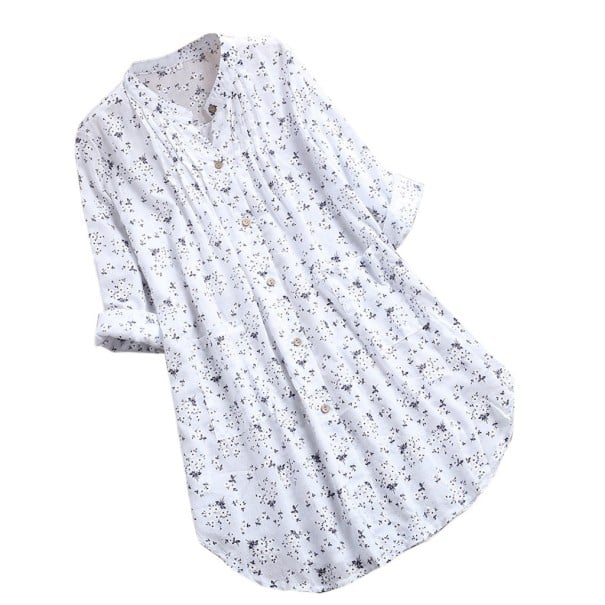 Dámská dlouhá košile bílá 4XL