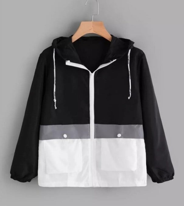 Dámská jarní bunda P13791 černá XL
