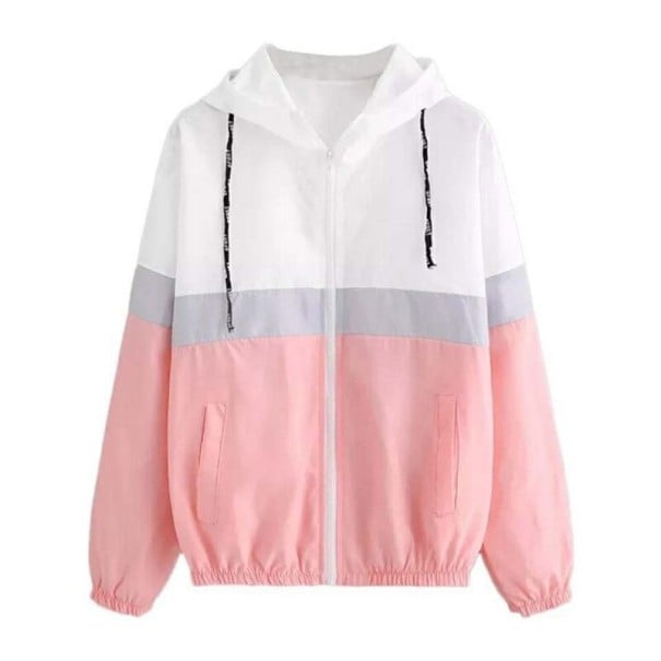 Dámská jarní bunda P1383 růžová XL