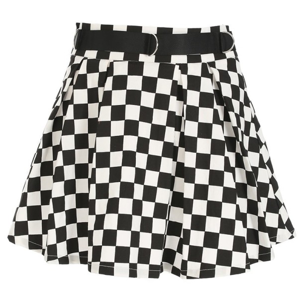 Dámská kostkovaná mini sukně G25 XS