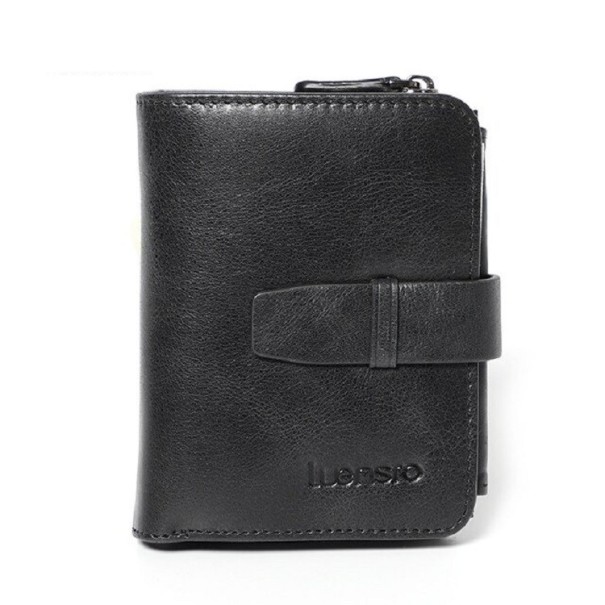 Dámska kožená peňaženka M340 čierna