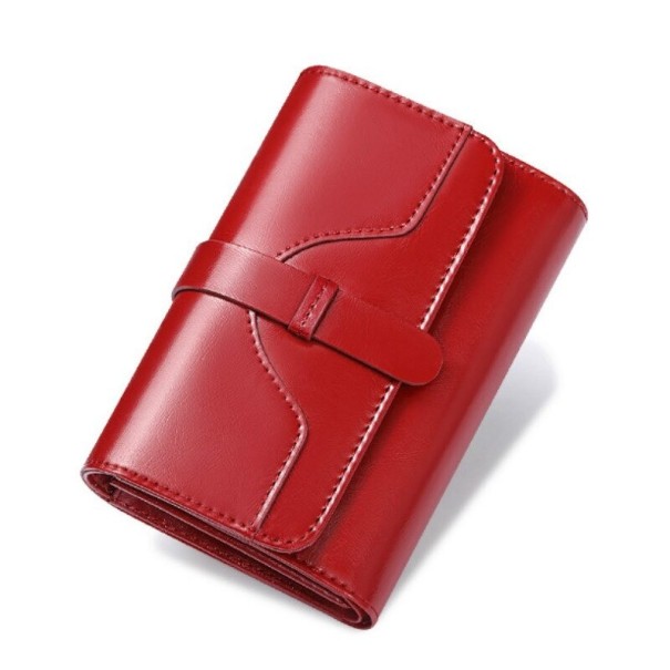 Dámska kožená peňaženka M397 červená