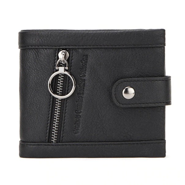 Dámská kožená peněženka malá M389 černá