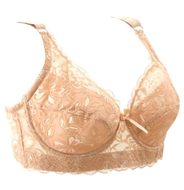 Dámská krajková podprsenka J3184 béžova 100C