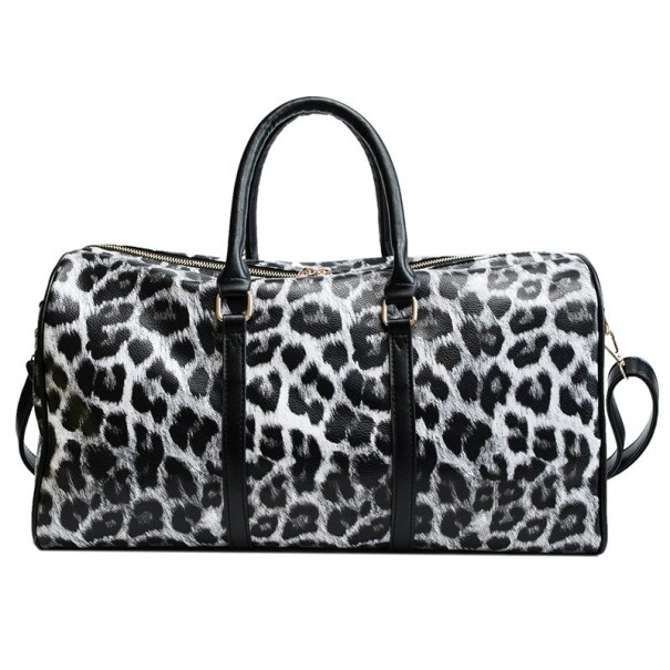 Dámska leopardí taška T1155 biela
