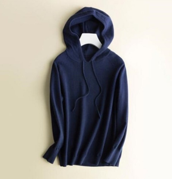 Dámská mikina s kapucí G289 tmavě modrá M