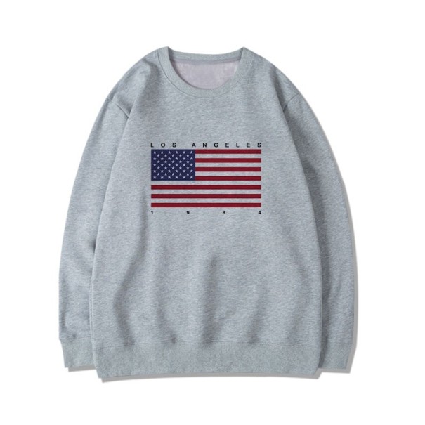 Dámská mikina USA šedá M 2