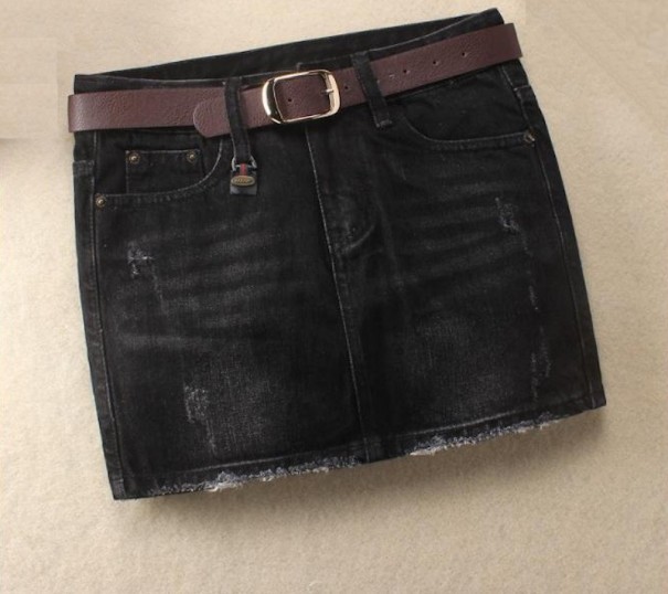 Damska mini spódniczka jeansowa G107 L 2